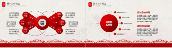 大气中国风年终总结暨新年计划PPT模板