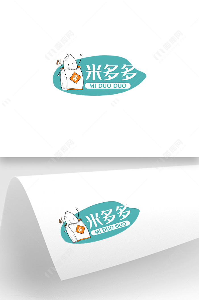 米多多logo设计餐饮logo设计